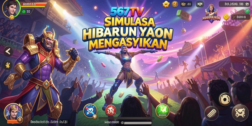 Screenshot dari gameplay <strong>567TV</strong> menampilkan interaksi seru dan tayangan yang beragam.