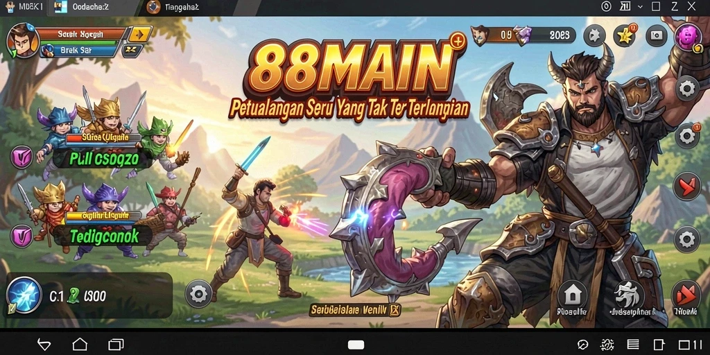 Gameplay yang penuh petualangan dan tantangan di 88MAIN.