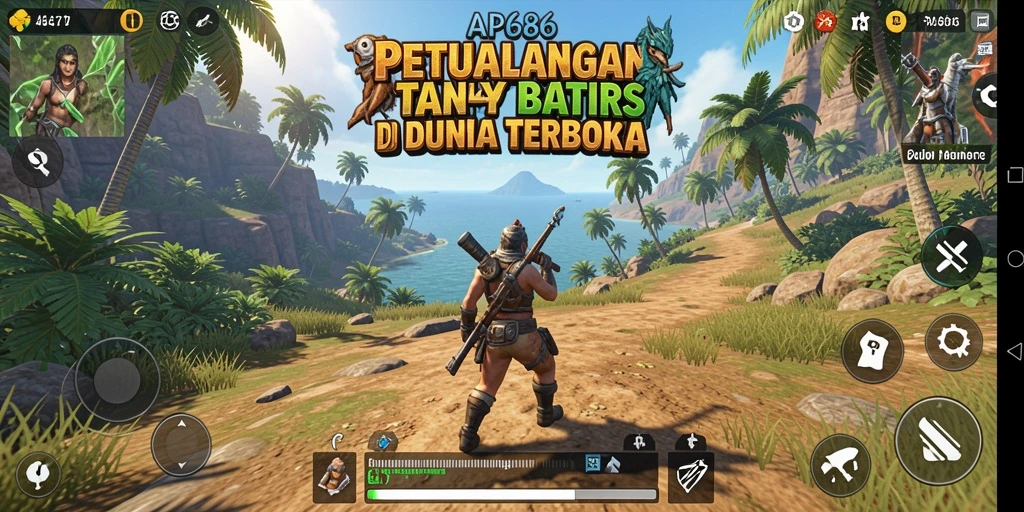 Tampilan gameplay Open World yang mengesankan di AP686.