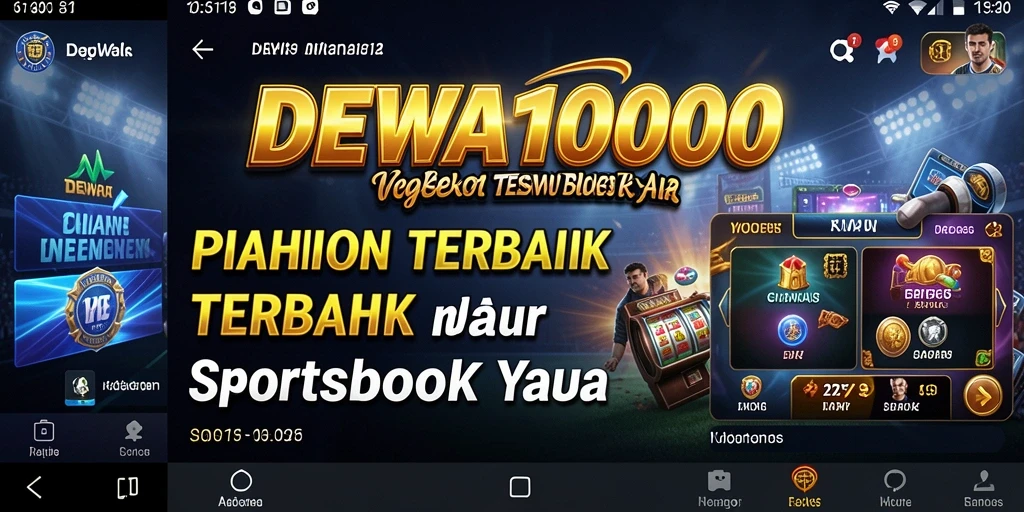 Tampilan screenshot utama DEWA1000 menampilkan antarmuka taruhan olahraga yang menarik.