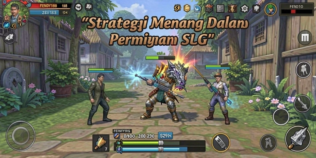 Tampilan gameplay SLG yang menarik dan menantang di FENDY188.