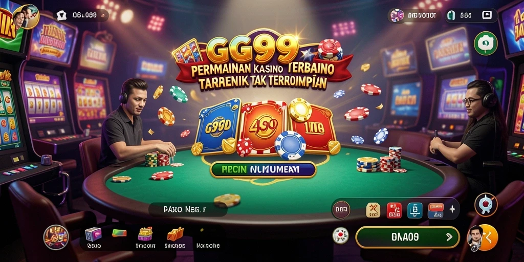 Tampilan gameplay yang menarik dari GG99 di dunia Kasino.