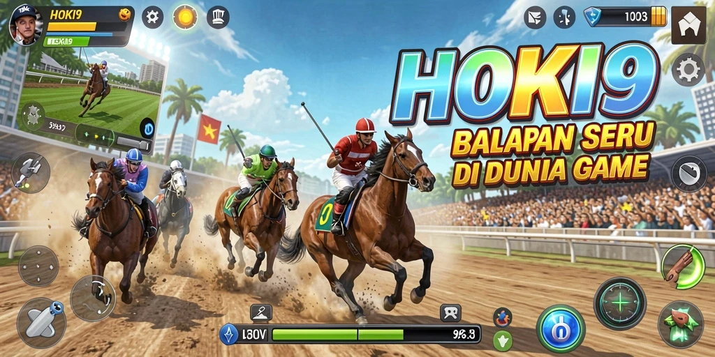 Screenshot HOKI9 menunjukkan aksi balapan yang mendebarkan.