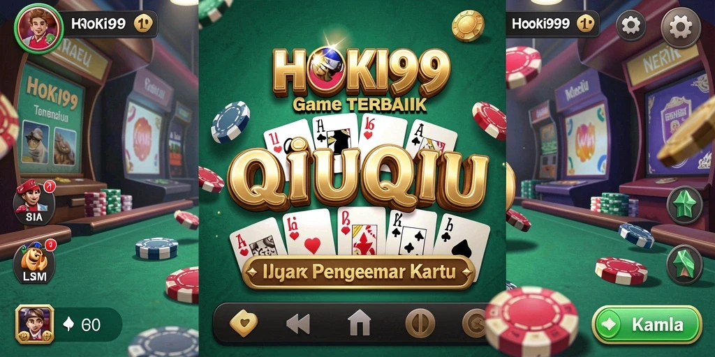 Screenshot utama HOKI99 menampilkan permainan QiuQiu yang seru.