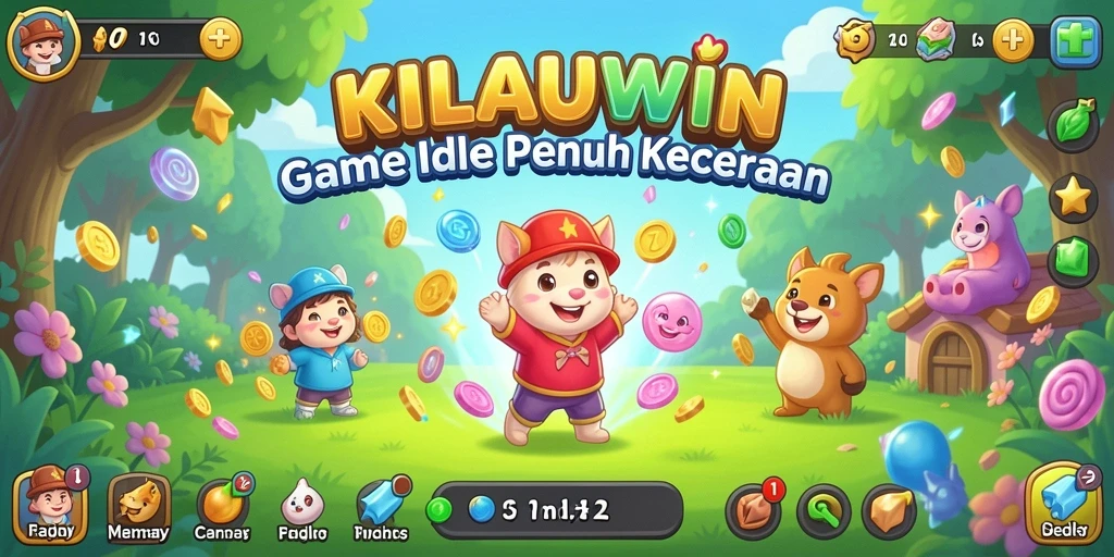 Tampilan gameplay KILAUWIN yang menawan dan penuh warna.