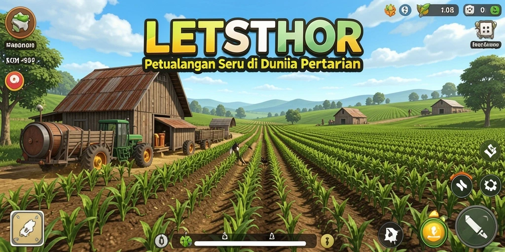 Gameplay menarik di dunia pertanian LETSTHOR.