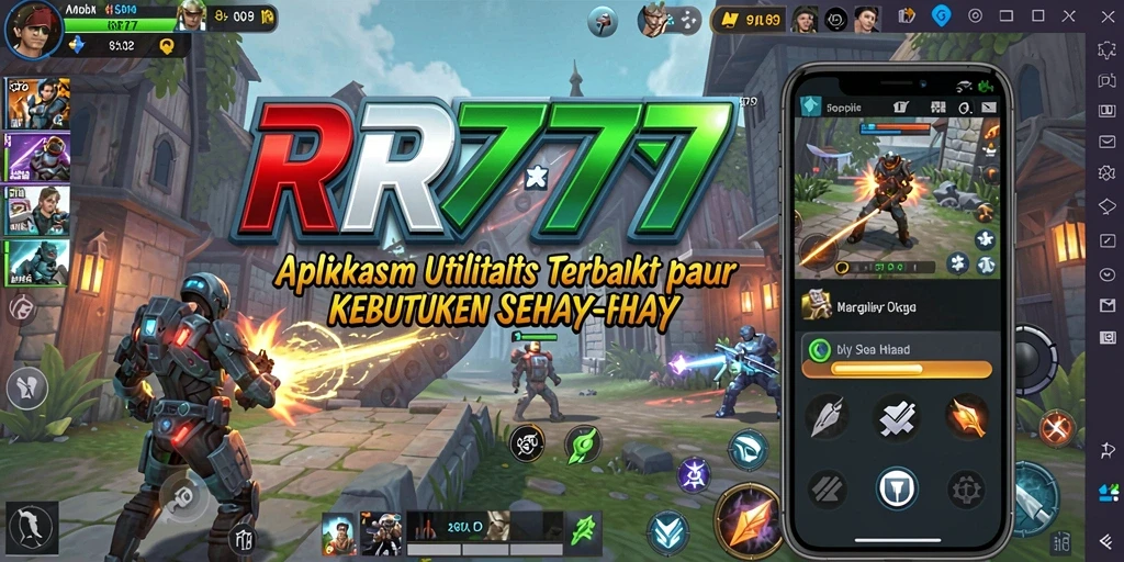 Screenshot utama RR777 menampilkan antarmuka yang sederhana dan fitur yang bermanfaat.