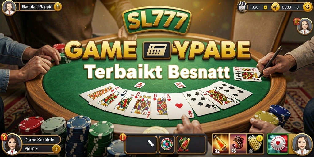 Gambaran gameplay seru dari game Gaple SL777.