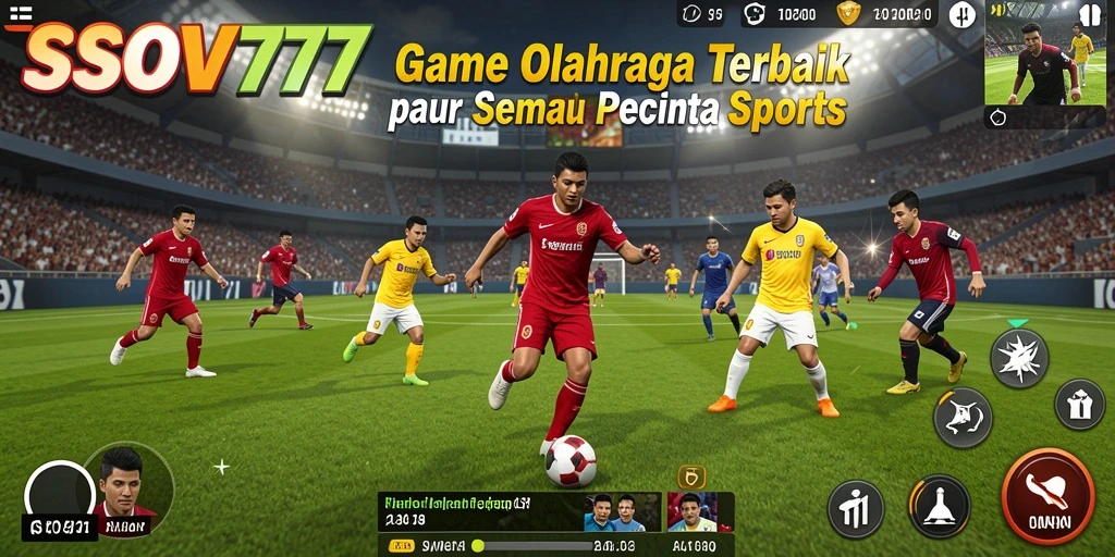 Tampilan gameplay menarik di SOV777 dengan berbagai mode olahraga.