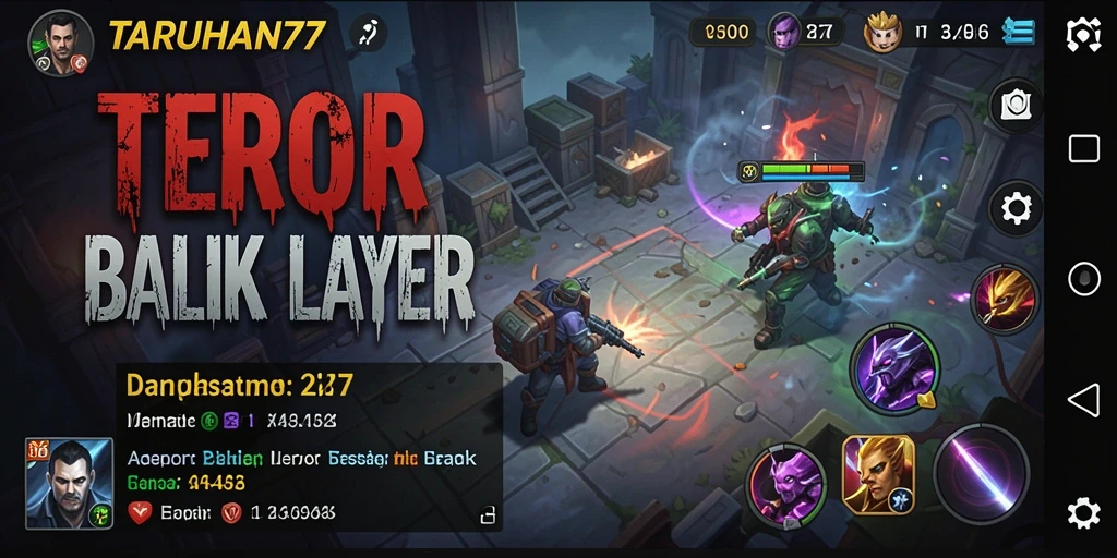 Gameplay HOROR yang mencekam dan mendebarkan.