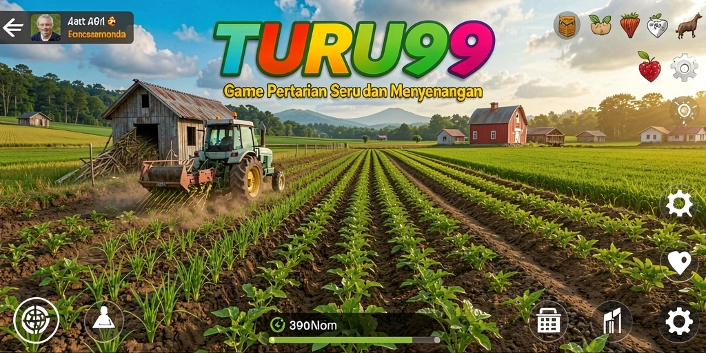 TUR99 menampilkan gameplay pertanian yang menarik dan interaktif.